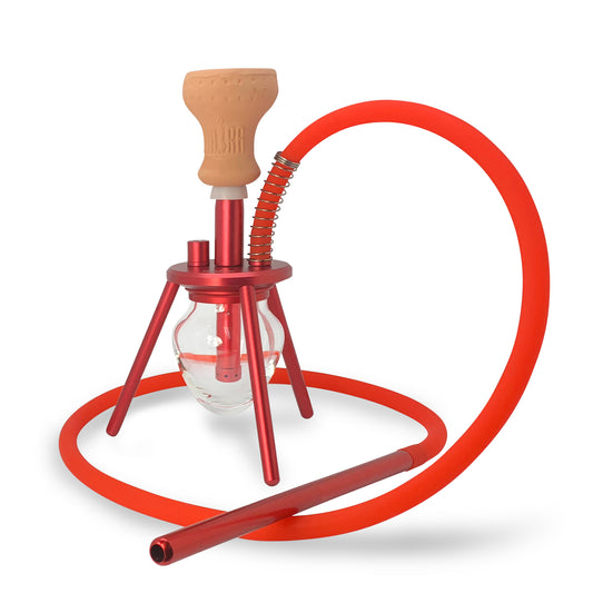 AMIRA 12" Mini Spider Hookah Red