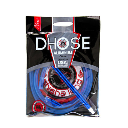 D-Hose Aluminum Hookah Hose Blue