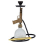 MOB Pistol Hookah 22" Gold